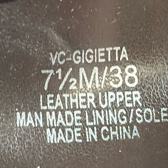 Vince Camuto Gigietta Suede Back Zip Chelsea Booties Brown Size 7.5 NWOB - Picture 14 of 14